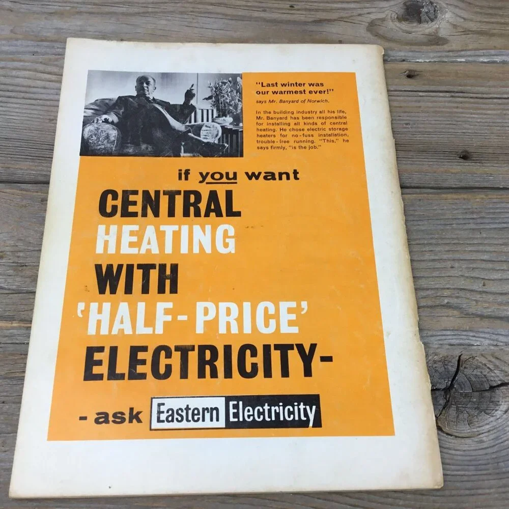 Vintage East Anglian Magazine December 1963 Two Shillings Norfolk Edition